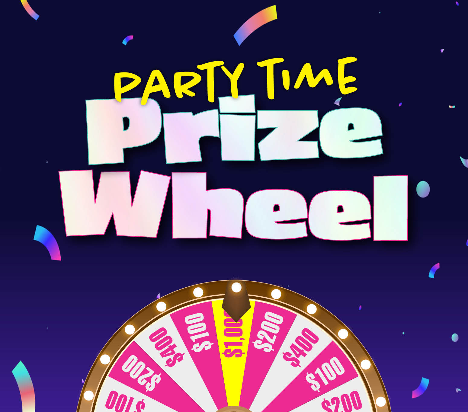 Party Time Prize Wheel