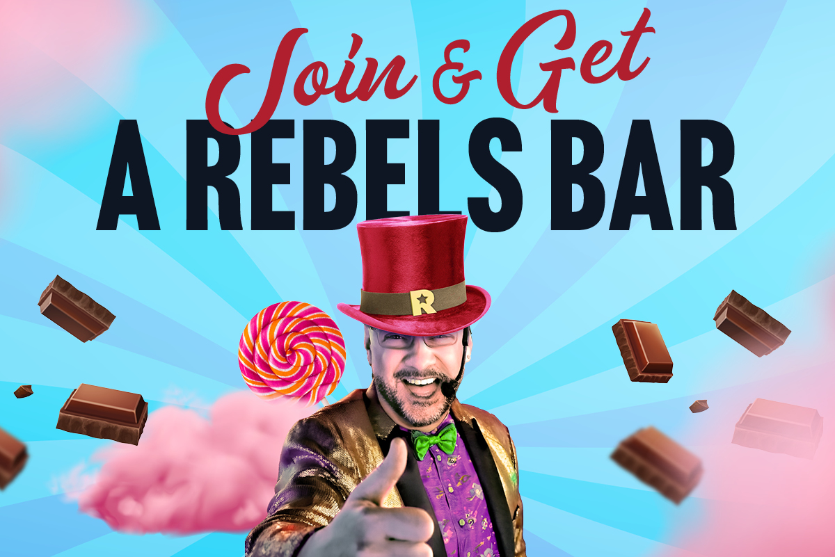 Join and Get A Rebels Bar